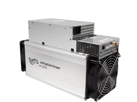 M20S 68T Second Hand Asic Miner 3264w Koneksi Internet Ethernet