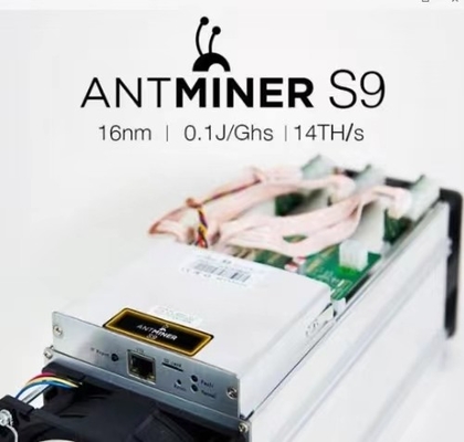 BTC Mining S9 13.5T Digunakan Peralatan Penambangan Crypto 75dB Kebisingan Rendah