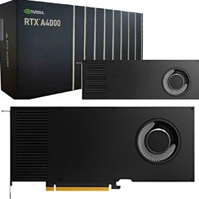 GDDR6 NVIDIA RTX A4000 16GB 6144 CUDA Untuk Menambang ETH 140W