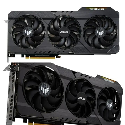 Hitam ASUS TUF GeForce RTX 3060 OC 12GB 3584 CUDA 15000MHz Single 8 Pin