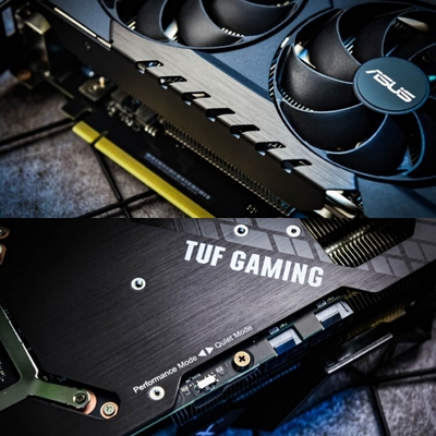 5888 CUDA ASUS GeForce TUF RTX 3070TI 8GB 290W 14000MHz Semua Super Dingin